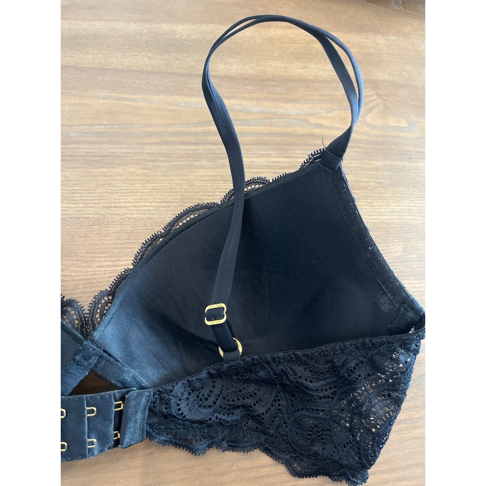 Victoria's Secret Very Sexy Black‎ Lace Push Up Bra 36D - Picture 5 of 7